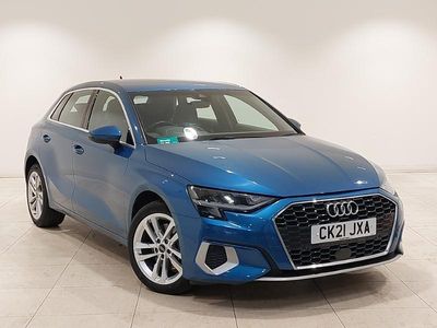 Used Audi A3 Sport 116 HP (85 kW) 2021 Blue Sedan