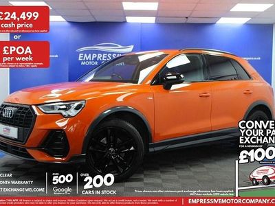 Used Audi Q3 Black Edition 150 HP (110 kW) 2021 Orange SUV