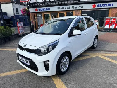 Used Kia Picanto 84 HP (61 kW) 2019 White Hatchback