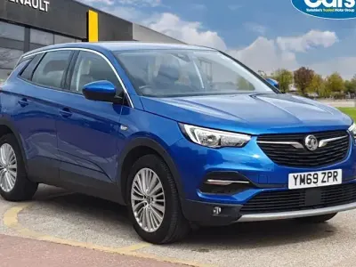 Used Vauxhall Grandland X Business Edition 131 HP (96 kW) 2020 Blue SUV