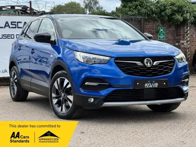 Used Vauxhall Grandland X SRi 130 HP (95 kW) 2019 Blue SUV