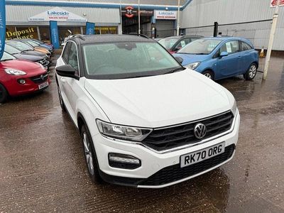 Used VW T-Roc Design 115 HP (84 kW) 2020 White SUV