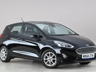 Used Ford Fiesta Zetec 101 HP (74 kW) 2018 Black Hatchback