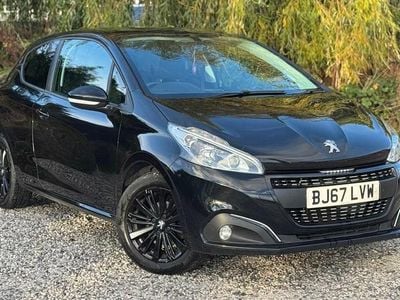 Black Used 2017 Peugeot 208 Hatchback | £2,795 (Fair price)