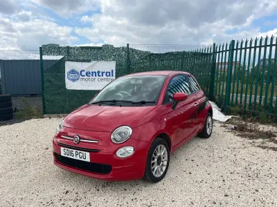 Used Fiat 500 Pop Star 2016 Red Hatchback