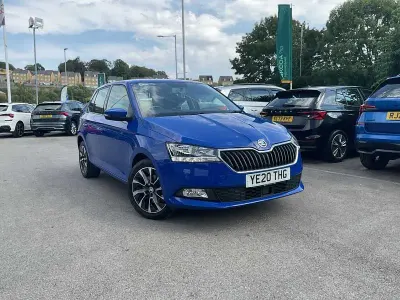 Used Skoda Fabia SE Drive 81 HP (59 kW) 2020 Blue Hatchback