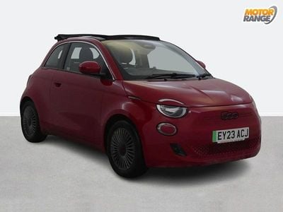 Used Fiat 500e Red 86 kW (118 HP) 2023 Red Cabriolet