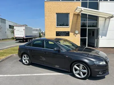Used Audi A4 S-Line 170 HP (125 kW) 2010 Lava grey metallic Sedan