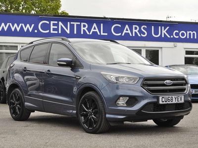 Used Ford Kuga ST-Line 150 HP (110 kW) 2018 Blue SUV