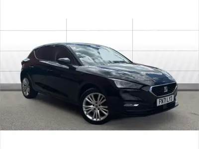 Used Seat Leon SE Dynamic 108 HP (79 kW) 2021 Black Hatchback