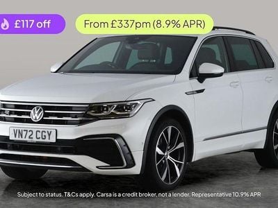 White Used 2022 VW Tiguan R-line SUV | £22,425 (Good price)