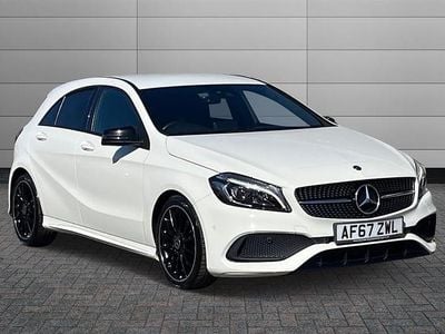 Używany Mercedes A200 AMG Line Premium 136 KM (100 kW) 2017 Biały Hatchback