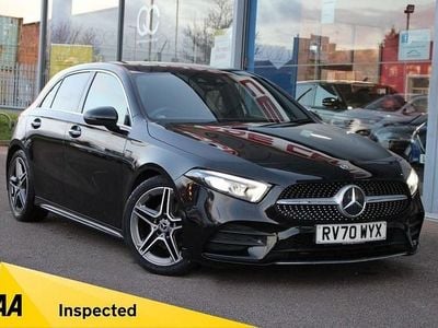 Black Used 2020 Mercedes A200 AMG line Hatchback | £17,275 (Fair price)