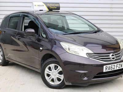 Używany Nissan Note Comfort 80 KM (58 kW) 2013 Purpurowy Minivan