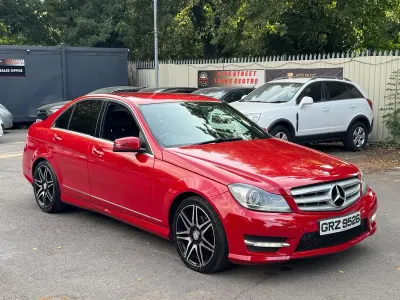 Used Mercedes C220 AMG 2014 Red Sedan