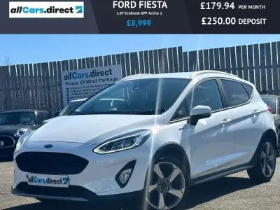 Used Ford Fiesta Active 100 HP (73 kW) 2019 White Hatchback