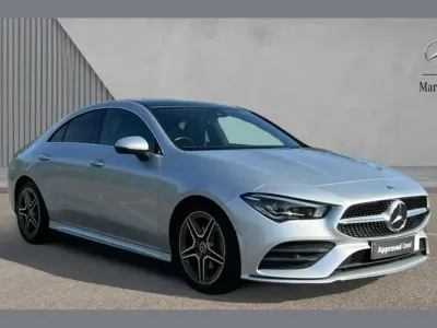 Used Mercedes CLA180 AMG Line Premium Plus 134 HP (98 kW) 2021 Silver Coupe
