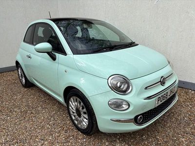 Used Fiat 500 Lounge 69 HP (50 kW) 2018 Green Hatchback