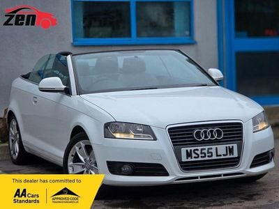 Begagnad Audi A3 Cabriolet Sport 200 HK (147 kW) 2009 Vit Cab