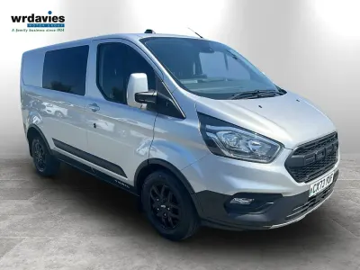Used Ford Transit Custom 130 HP (95 kW) 2023 Moondust silver Van