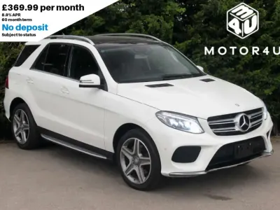 Used Mercedes GLE350 AMG line 258 HP (189 kW) 2015 White SUV