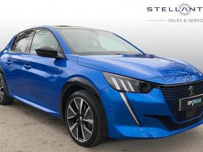 used Peugeot e-208 50KWH GT AUTO 5DR ELECTRIC FROM 2021 FROM NOTTINGHAM (NG5 2DA) | SPOTICAR