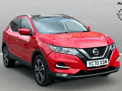 Used Nissan Qashqai N-Connecta 140 HP (102 kW) 2020 Red SUV