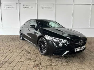 Used Mercedes CLA200 AMG Line Premium Plus 163 HP (119 kW) 2025 Black Coupe