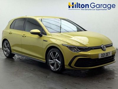 Used VW Golf VIII R-line 130 HP (95 kW) 2021 Yellow Hatchback