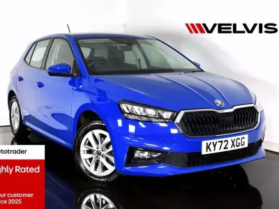 Used Skoda Fabia Comfort 95 HP (69 kW) 2022 Blue Hatchback