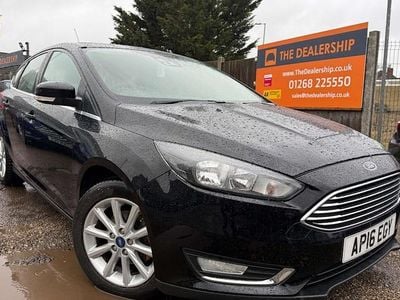 Black Used 2016 Ford Focus Titanium Hatchback | £6,290 (Good price)