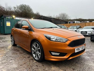 Orange Used 2017 Ford Focus ST-Line Hatchback | £6,995 (Fair price)