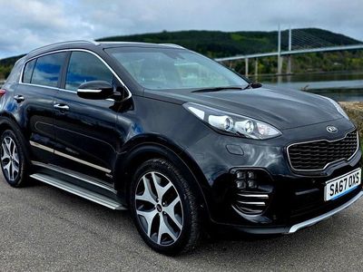 Begagnad Kia Sportage GT-Line S 182 HK (133 kW) 2017 Svart SUV