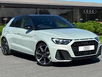 New Audi A1 Sportback Black Edition 2026 Silver Hatchback