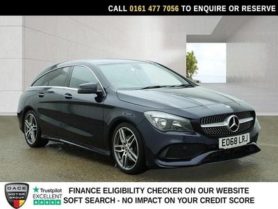 Used Mercedes CLA180 Shooting Brake AMG line 122 HP (89 kW) 2018 Blue Estate