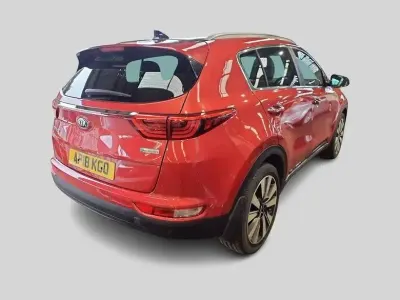 Used Kia Sportage 115 HP (84 kW) 2018 Red SUV
