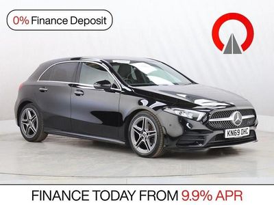 Used Mercedes A200 AMG line 150 HP (110 kW) 2020 Black Hatchback