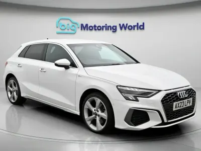 Used Audi A3 e-tron S-Line 2023 White Hatchback
