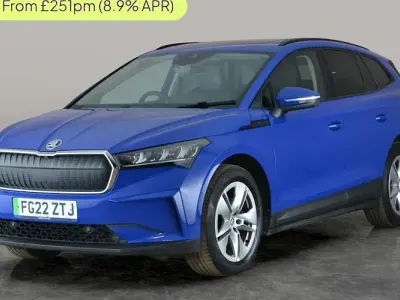 Used Skoda Enyaq iV ecoSuite 131 kW (179 HP) 2022 Blue SUV