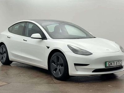 Used Tesla Model 3 Standard Range 208 kW (283 HP) 2021 White Sedan