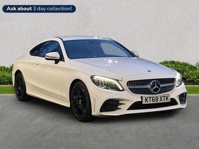 White Used 2018 Mercedes C300 AMG line Coupe | £18,399 (Fair price)
