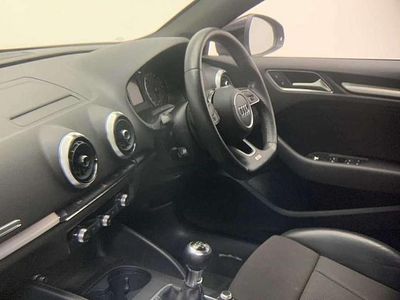 Used Audi A3 S-Line 150 HP (110 kW) 2018 Black Sedan