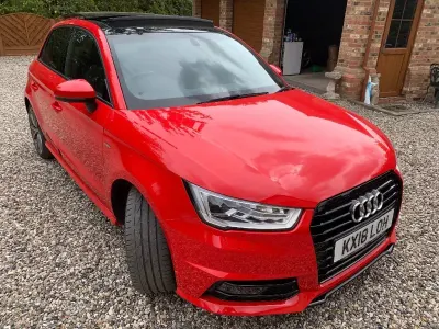 Used Audi A1 Sportback Black Edition 2018 Red Hatchback