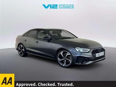 Usado Audi A4 Black Edition 150 CV (110 kW) 2022 Gris Berlina