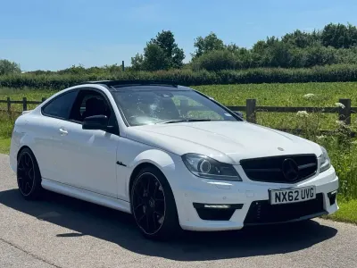 Used Mercedes C63 AMG AMG 2012 White Coupe