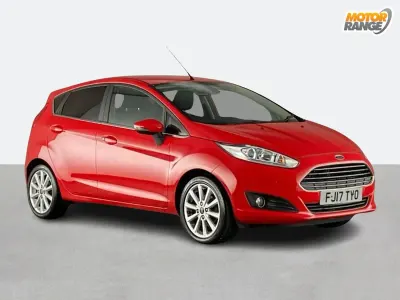 Used Ford Fiesta Titanium 2017 Red Hatchback