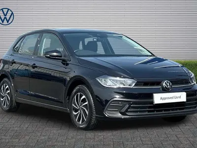 Used VW Polo Life 95 HP (69 kW) 2022 Black Hatchback
