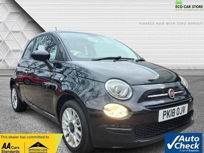 Used Fiat 500 Pop Star 69 HP (50 kW) 2018 Black Hatchback