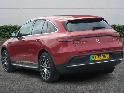 Used Mercedes EQC400 AMG line 300 kW (408 HP) 2023 Red SUV