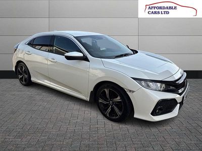 Used Honda Civic SR 2017 White Hatchback